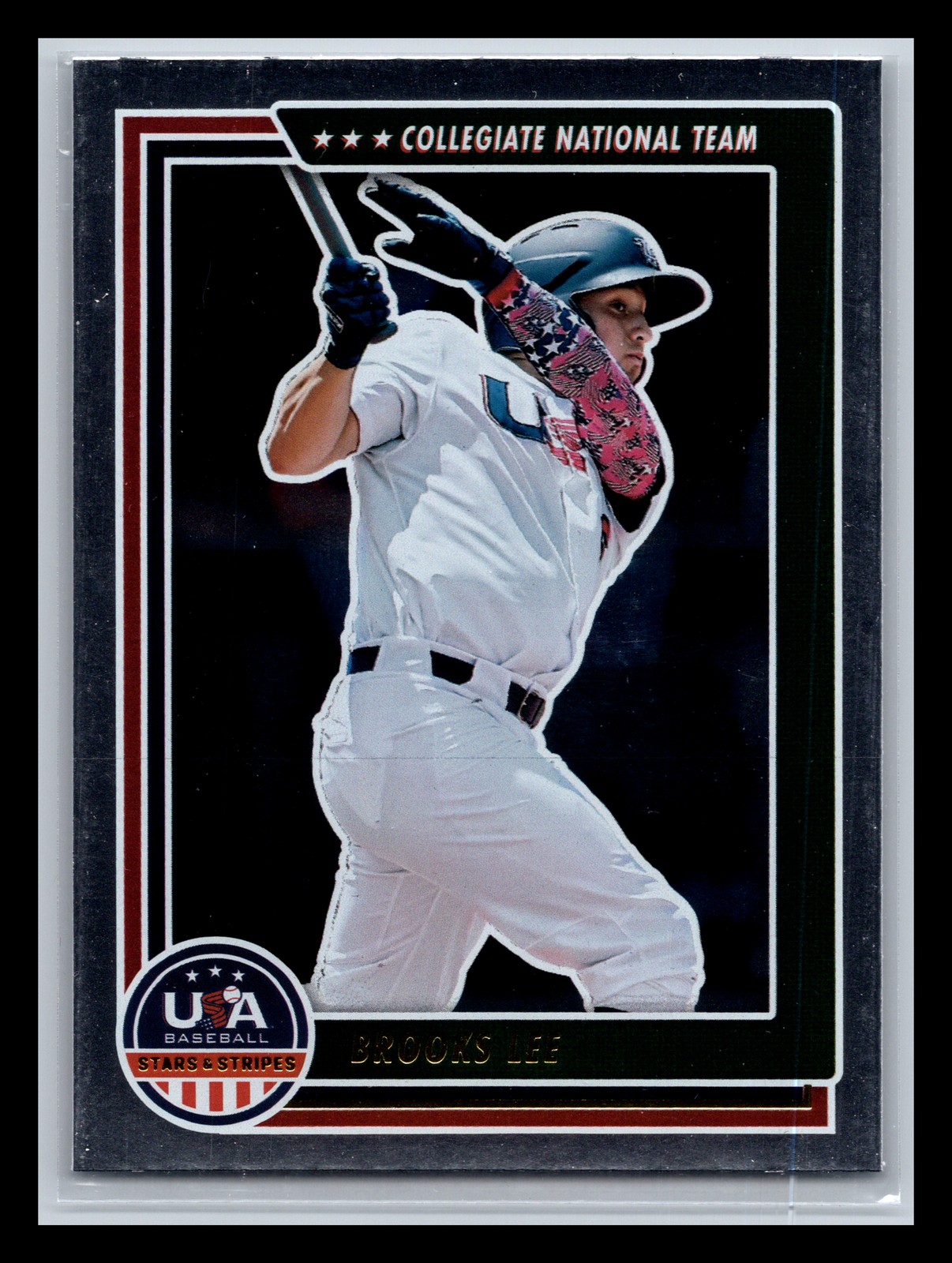 Brooks Lee #17 Panini 2022 Panini Stars & Stripes USA Baseball Longevity