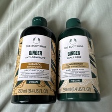 The Body Shop Ginger Anti-Dandruff Shampoo & Ginger Scalp Care Conditioner 250ml