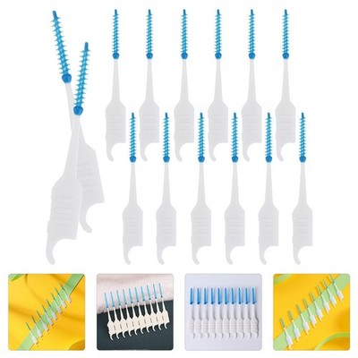  200 Pcs Zahnzwischenraumbürsten Zwischenräume Interdental Pinsel Zahnbürste