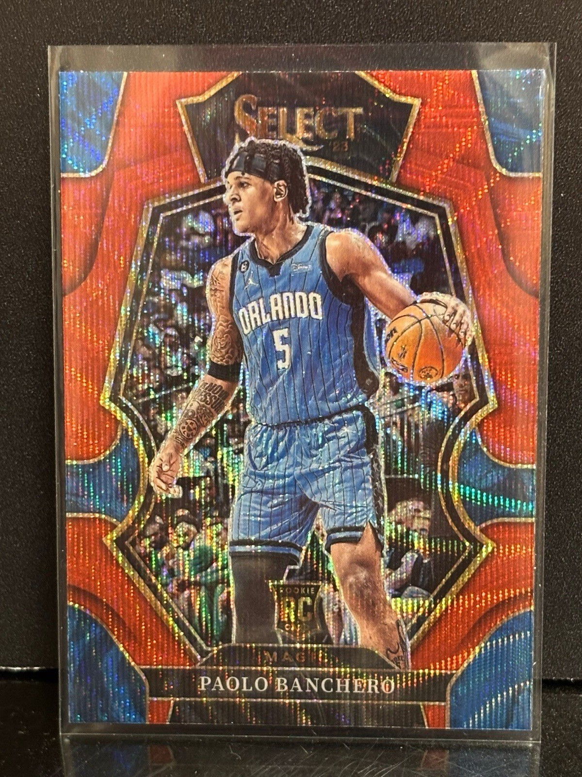 2022-23 Panini Select Basketball Paolo Banchero Red Wave Rookie #169