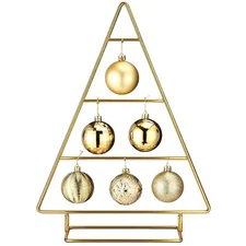16 Inch Ornament Display Stand Metal Xmas Decorative Tabletop Ornament Christ...