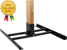 2X4 Target Stand Base for AR500 Steel Shooting Targets - Double T-Shaped Base fo