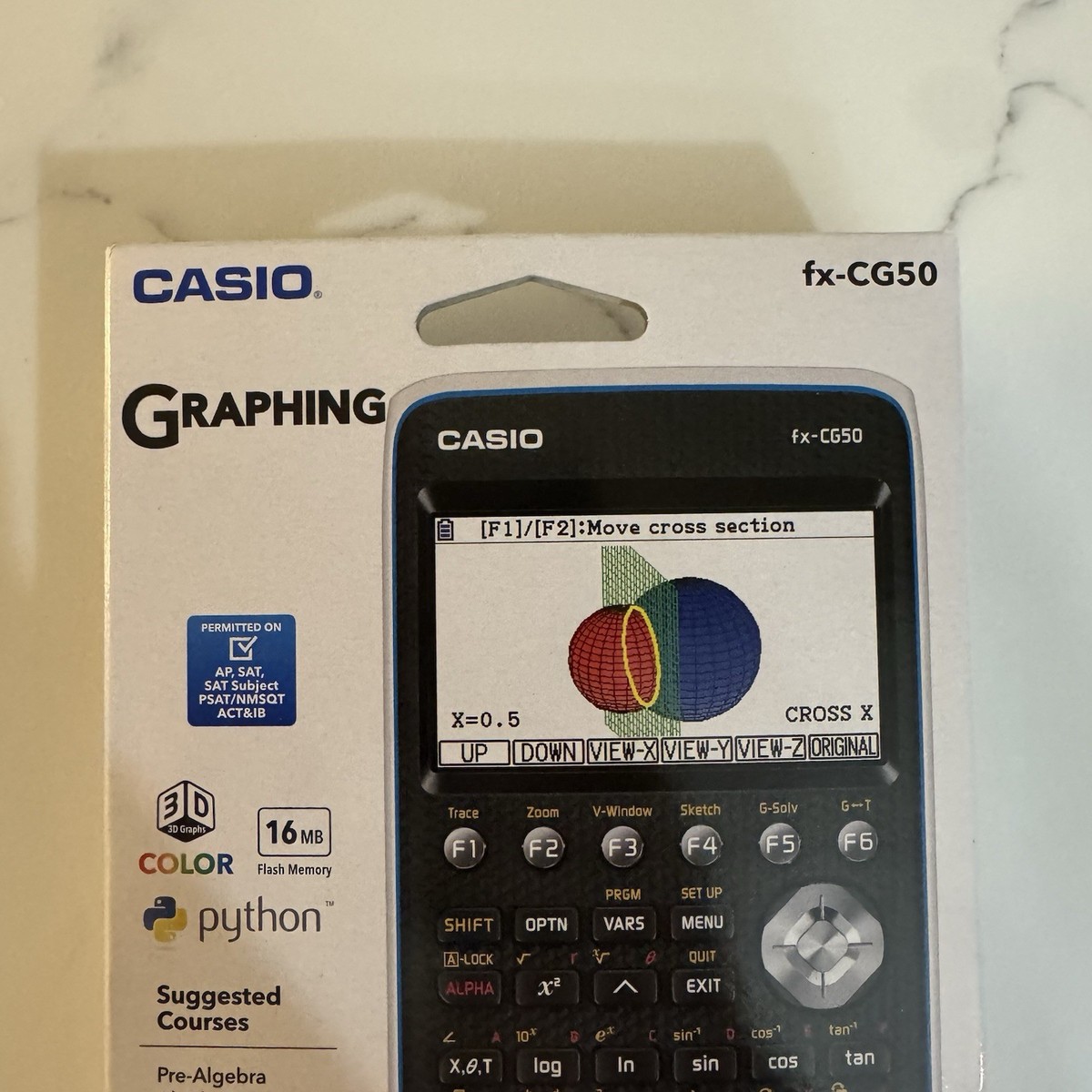Casio FX-CG50 High-Resolution Python 3D Color Graphing Calculator
