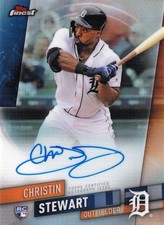 2019 Topps Finest Detroit Tigers Christin Stewart Finest Autographs