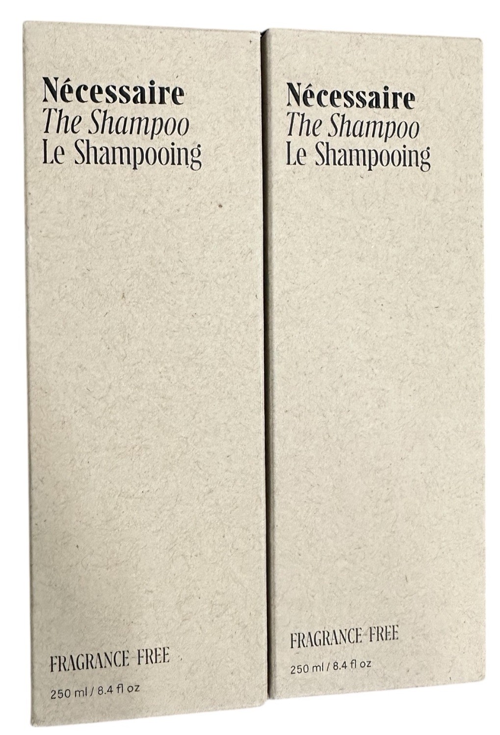 Nécessaire The Shampoo Hyaluronic Acid Vitamin B Complex Fragrance Free Lot of 2