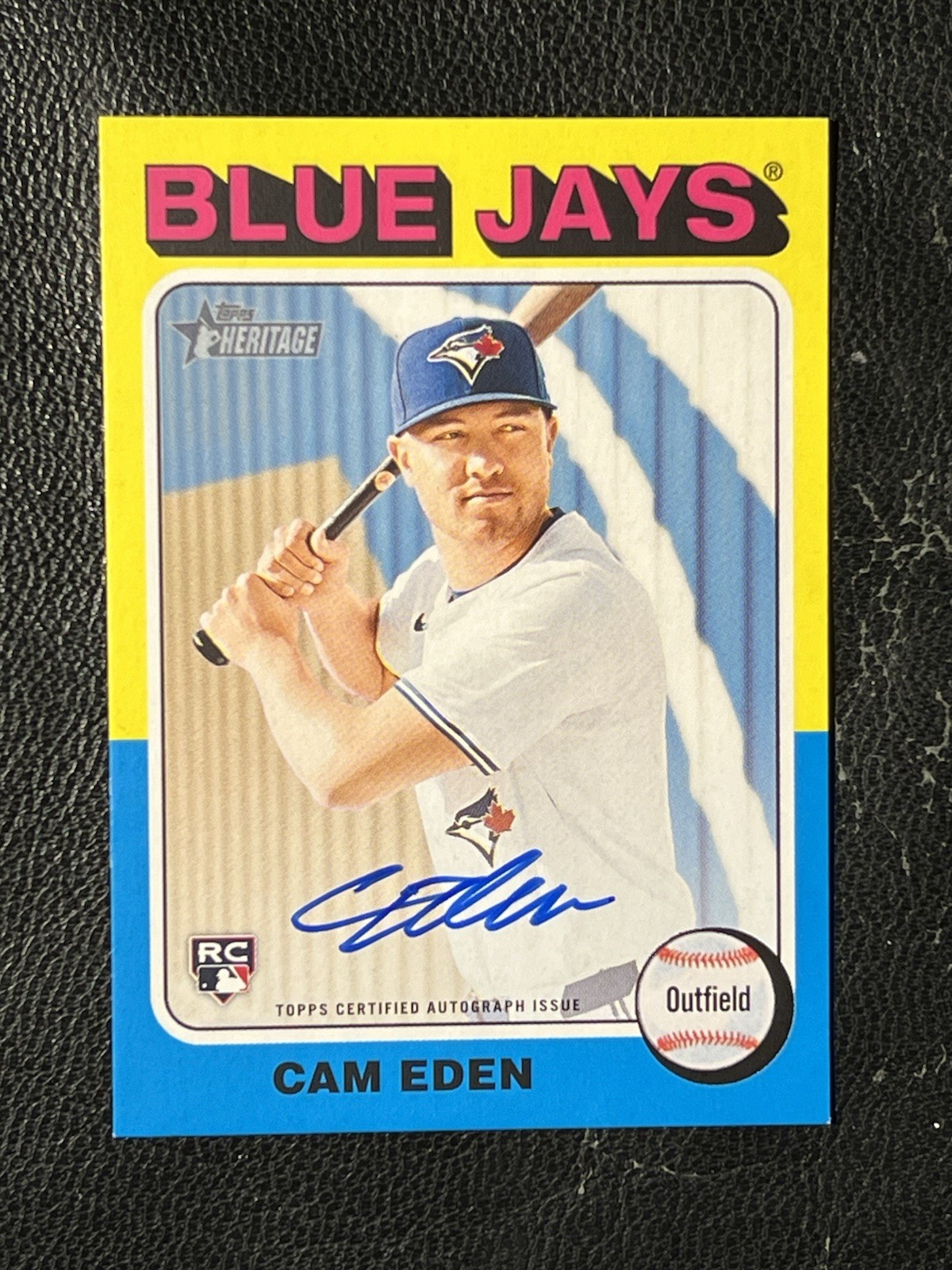 CAM EDEN 2024 Topps Heritage Real One Auto RC