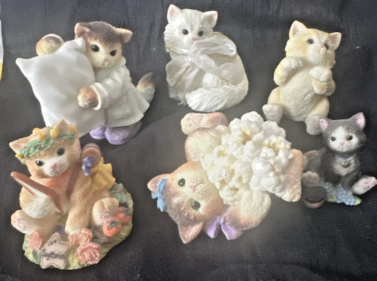 25+ Enesco Priscilla Hillman Indiana Calico Kittens Collectibles