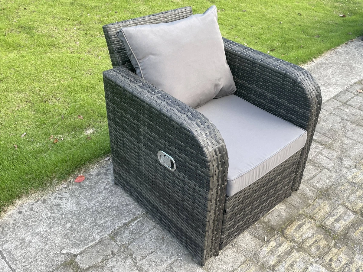 Garden recliners with cushions cheap