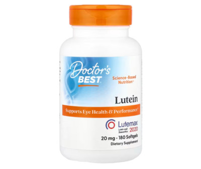 Doctor's Best, Lutein with Lutemax 2020, Lutein mit Lutemax, 20 mg, 180 Kapseln