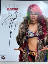 2018 WWE Asuka Autographed 8x10. Perfect Condition