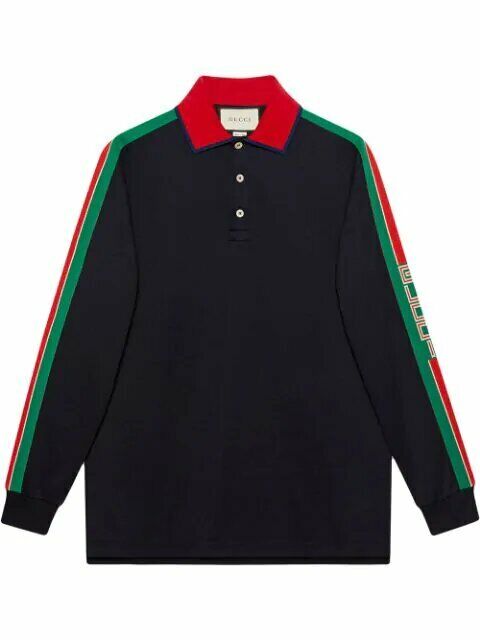 Gucci Web Stripe detail polo shirt (545784xjag4) | eBay Gucci Web Stripe detail polo shirt (545784xjag4) | eBay