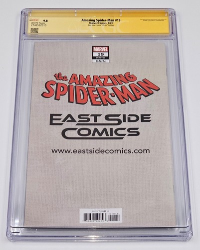 INCREDIBILE SPIDER-MAN #19 CGC SS 9.8 FIRMATO & DISEGNATO DA IVAN TAO EDIZIONE VERGINE - Foto 4 di 5