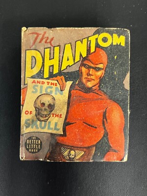 Vintage 1939 Big Little Book ''The Phantom and the Sign of the Skull''