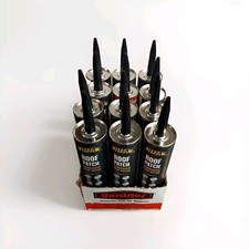 1-Case 12-pack LEAK STOPPER Roof Patch by Gardner-Gibson 10.1 oz Black   