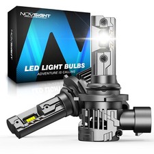 NOVSIGHT ATV UTV N99 9005 LED Headlight Bulbs High Beam 100W 6500K White 2 Pack