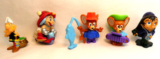 Mixed Lot Of 5 Kinder Surprise Wonder Egg Figures Tom and Jerry Asterix