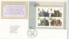 GB 1978 Historic Buildings Minisheet FDC Bureau Cancel typed with enclosure VGC