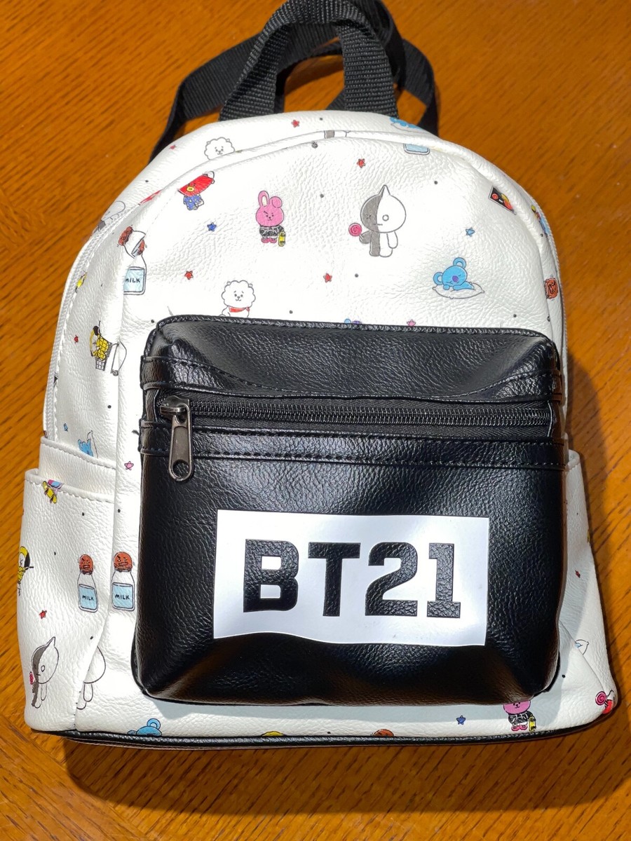 Original with Tags BT21 Mini Backpack Line Friends Women's White