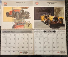 Phillips 66 1974 Antique Automobiles & 1973 Cars of the Roaring 20s Calendar