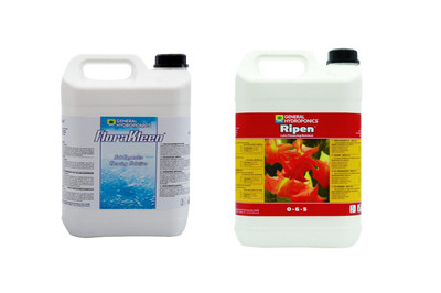 je 10 Liter T.A Ripen Final Part + FloraKleen Flash Clean im Set