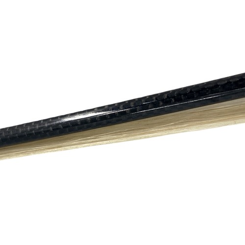 4/4 Violin Bow Carbon Fiber Braided Straight Pernambuco Level Natural Bow Hair - Picture 11 of 13