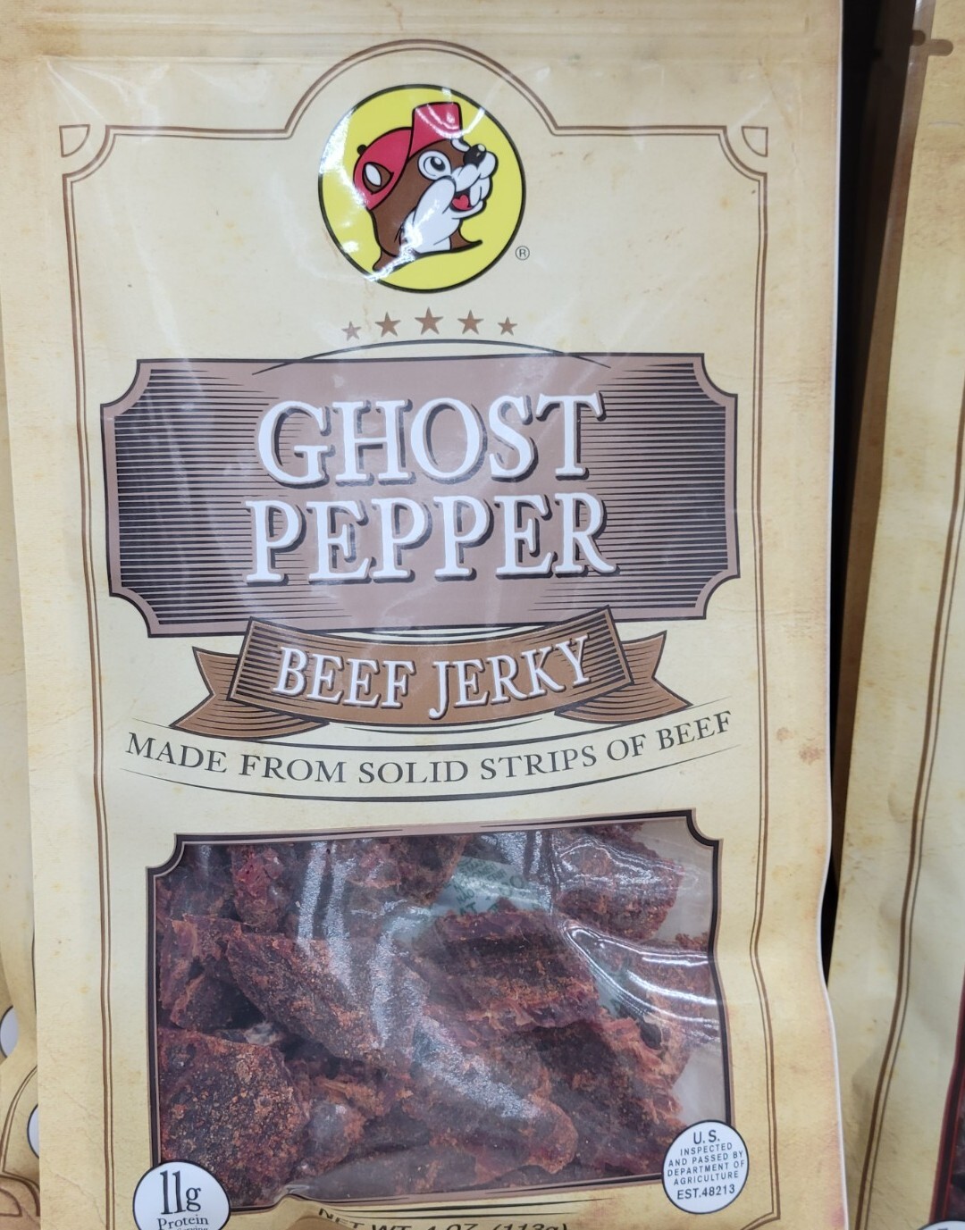 4oz Bucee's Ghost Pepper Beef Jerky expires Nov 2024 eBay
