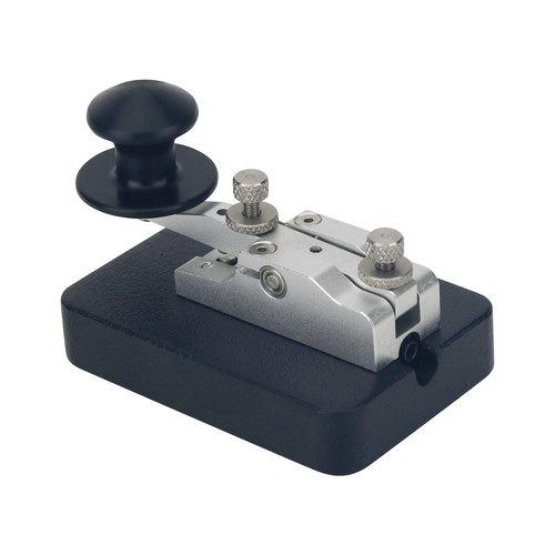 L&MAO Keyer Ham Radio Key Morse Key CW Key Short-wave Morse Keyer 3.5mm Jack - Zdjęcie 4 z 6