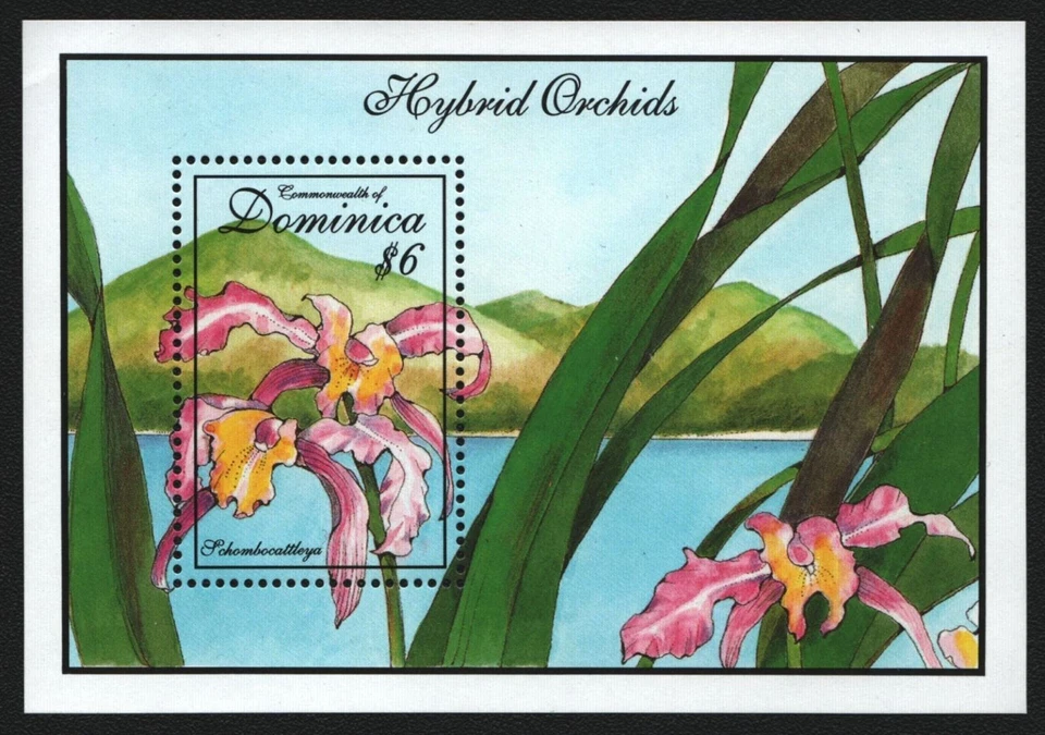 Dominica 1994 - Mi-Nr. Block 258 ** - MNH - Orchideen / Orchids - Bild 1 von 1