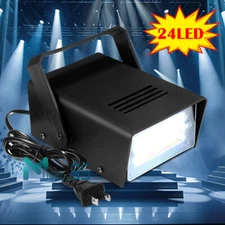 24LED Party Stage Light Laser Projector LED White KTV DJ Disco Show Lighting