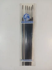 6 Vintage Grumbacher paint brushes #2 9454 USA