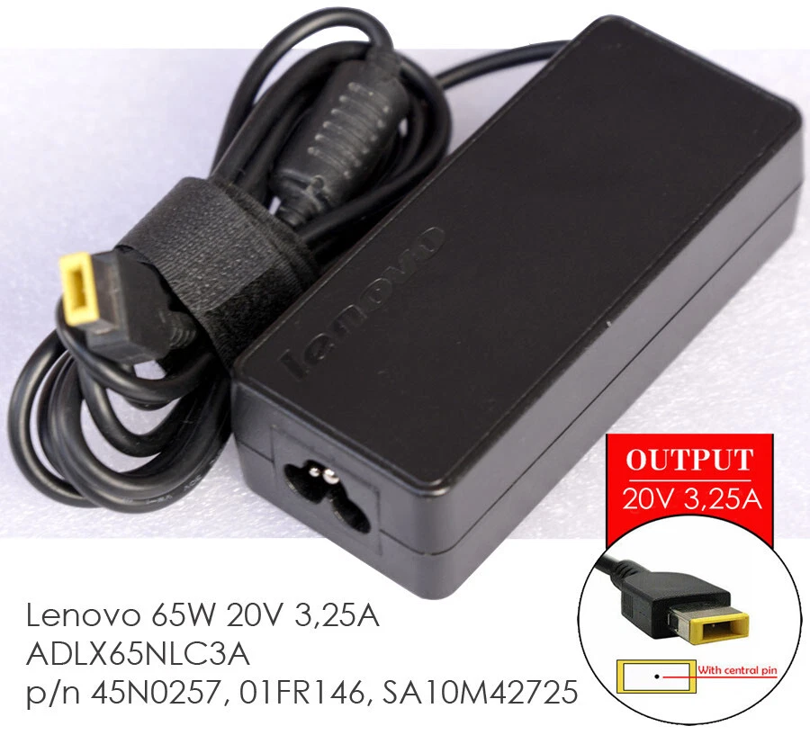 NETZTEIL LENOVO 65W 20V 3,25A FÜR EDGE E431 E440 E531 E540 M738 - Bild 4 von 4