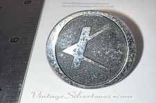 Kay K700/K300 series electric guitars emblem/logo in silver gold  circa 1965