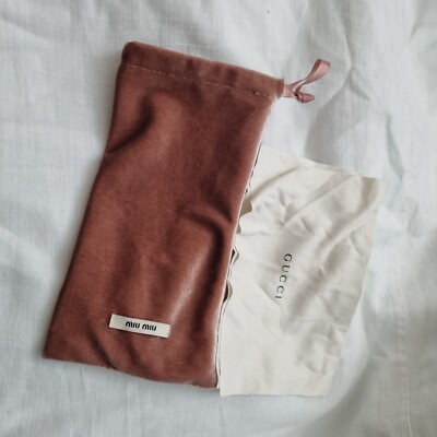 Miu Miu Velvet Eyewear Case in Rose Taupe New Miu Miu Sunglasses Case + Cleaning Cloth | Mercari main image 4