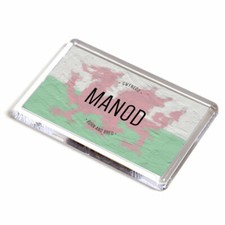FRIDGE MAGNET - Manod, Gwynedd - Born and Bred