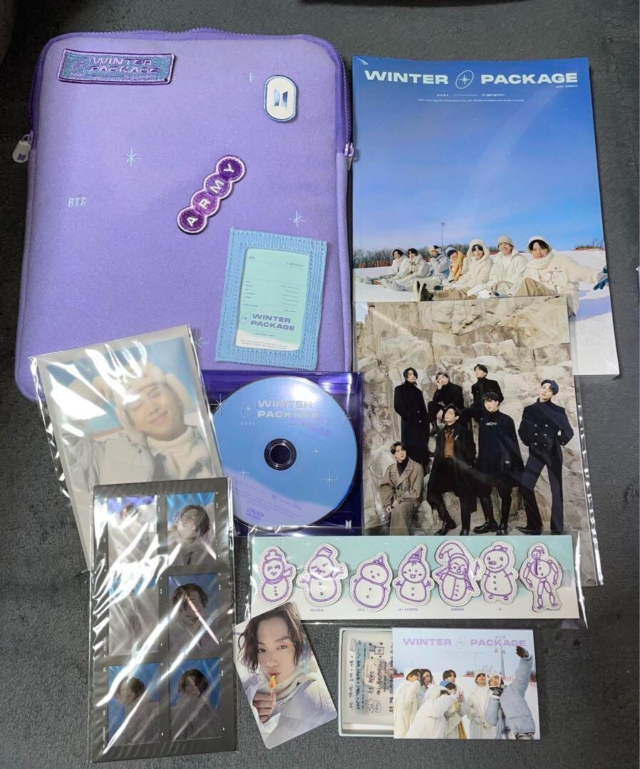 BTS ウィンパケセット BTS Winter Package 2021 POUCH WAPPEN PHOTOBOOK DVD PHOTOCARD