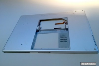 Original Ersatzteil für Apple PowerBook G4 17: Bottom / Base Cover, Boden, LESEN