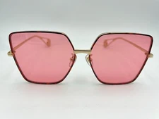 Gucci Sunglasses GG0436S 005 Gold Tortoise Pink 61 14 140