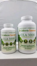 WEIGHT LOSS SUPPORT CLA 3000mg-CONJUGATED LINOLEIC ACID-SAMPLES TO BOTTLES