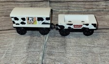 Thomas  Friends Wooden Railway Sodor Dairy Cars Milk Barrel Car  Cow Car