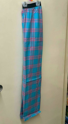 Blue Checks Kids Bottoms Long PJ Pants Lounge Pyjama Pant Nightwear Trousers NEW - Picture 5 of 6