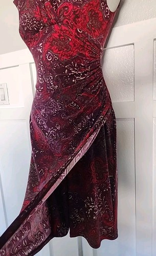 Lauren Ralph Wrap Sleeveless Dress Size 2/P Multi-color Used - Picture 5 of 14