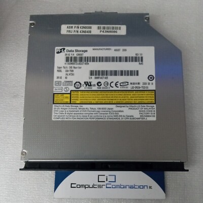 Lenovo Super Multi DVD Re-writer Optical Drive 43N8408 43N8087 GSA-T50N