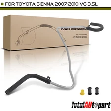 Power Steering Return Line Hose Assy for Toyota Sienna 07-10 Cooler To Reservoir