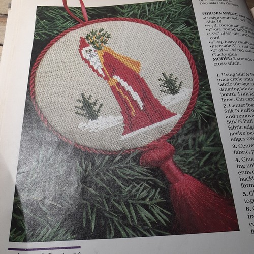 Cross Stitch Quick & Easy MagazineHalloween Haunted House Ornaments 1990 - Picture 7 of 8