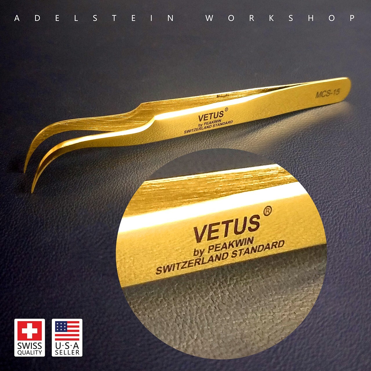 Vetus Peakwin No. 7 Type HighQuality, Precision Anti Tweezers