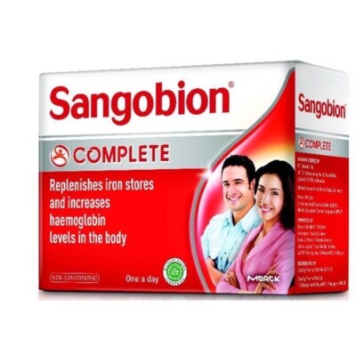 1X Sangobion 100'S Replenishes Iron Stores Increase Haemoglobin Level For Anemia