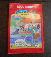 BUGS BUNNY 1984 STICKER FUN NOS 16 RIDDLES 16 STICKERS WESTERN PUBLISHING