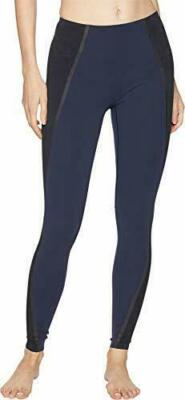 SPANX Exposed Mesh Leggings Lapis Navy Blue Black XS