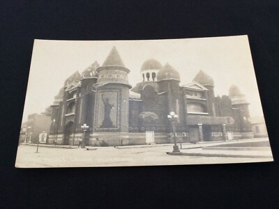 1918 CORN PALACE Mitchell, South Dakota RPPC  Real Photo Postcard 