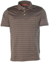 Kitaro Herren Kurzarm Shirt Poloshirt Polokragen Streifen M Dark Mauve X4611